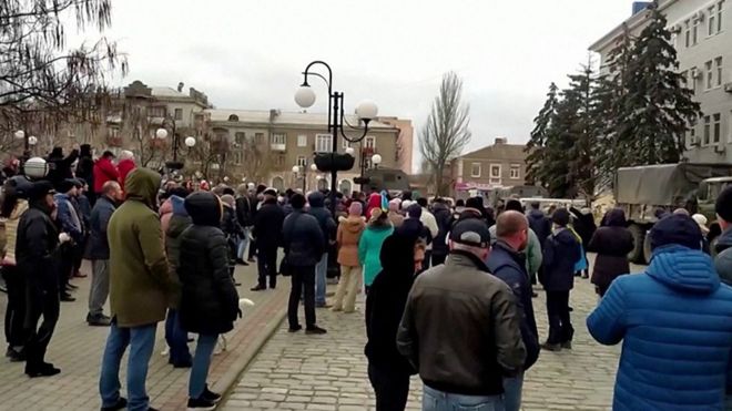 Митинг в Бердянске