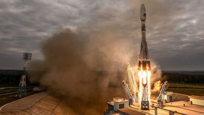 Russian Lunar mission start