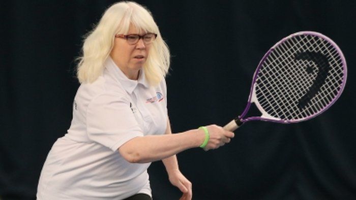 Jan Donnelly, visually impaired tennis player and coach