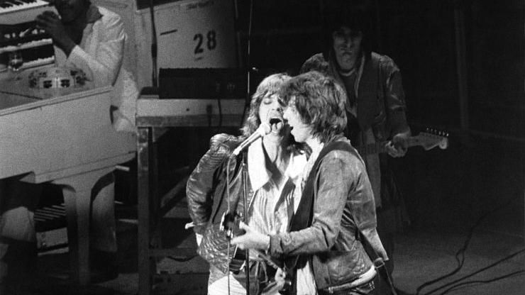 Mick Jagger and Keith Richards