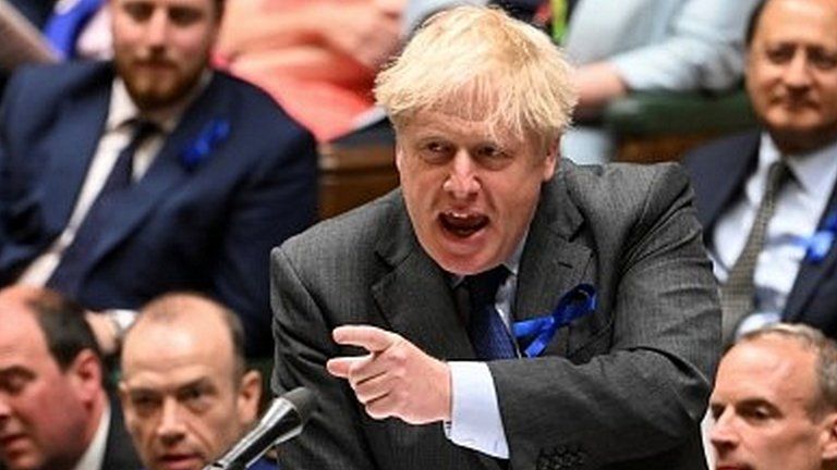 Boris Johnson at PMQs