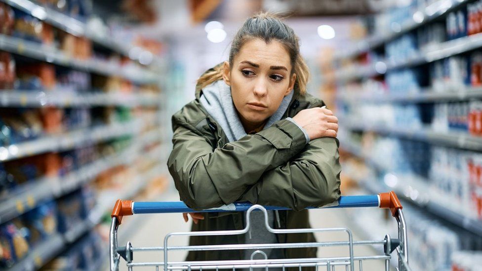 Woman shopping