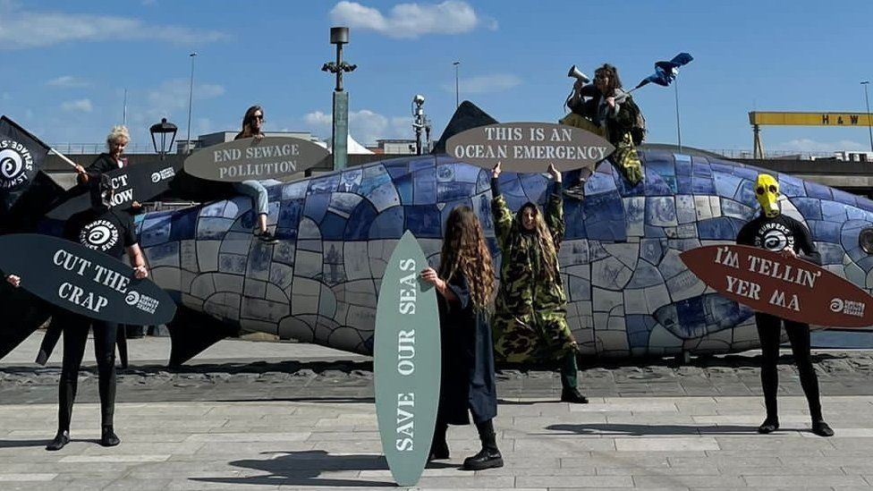 Belfast protest against Northern Ireland Water