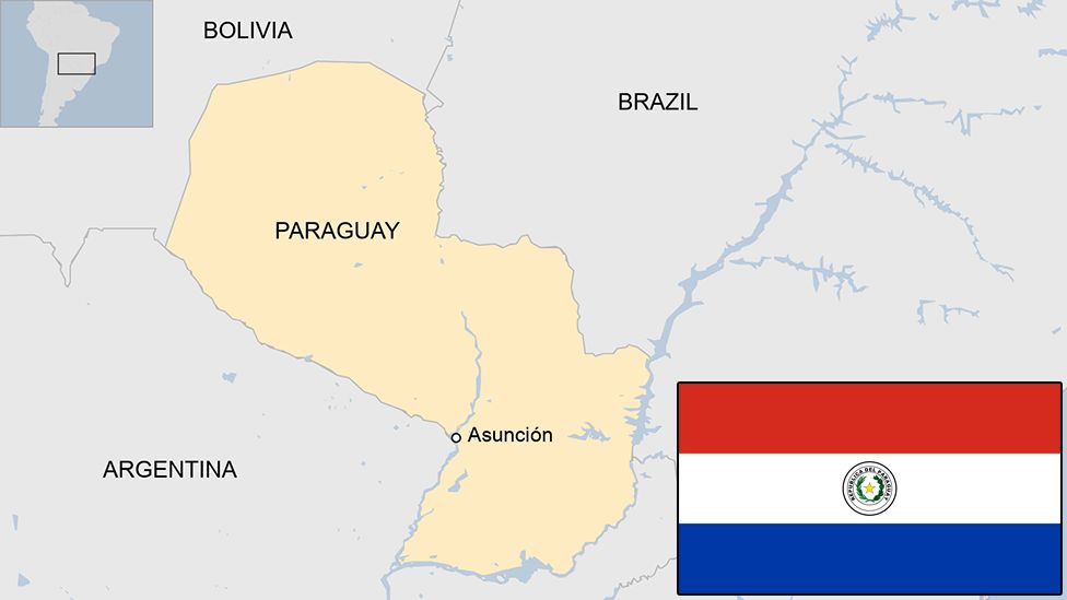 Map of Paraguay