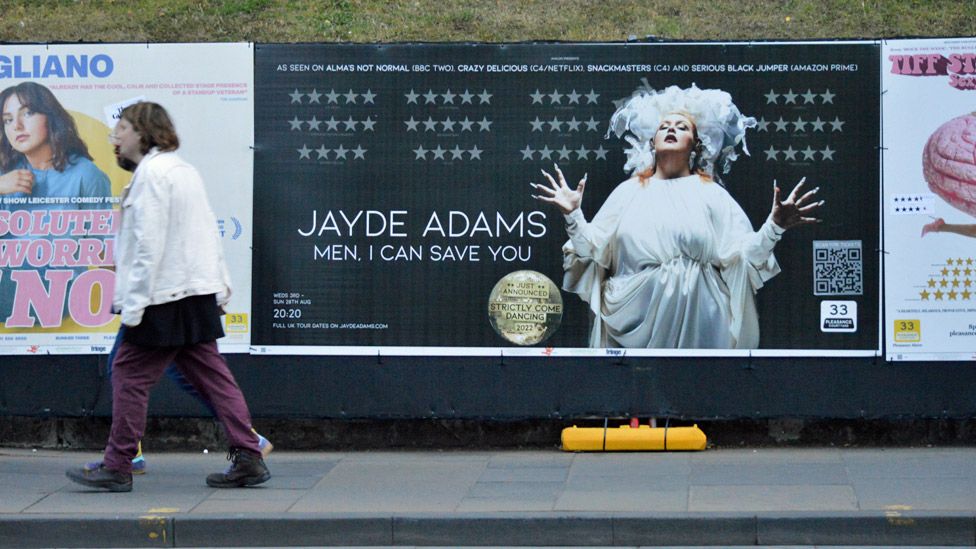 A poster for Jayde Adams' show in Edinburgh
