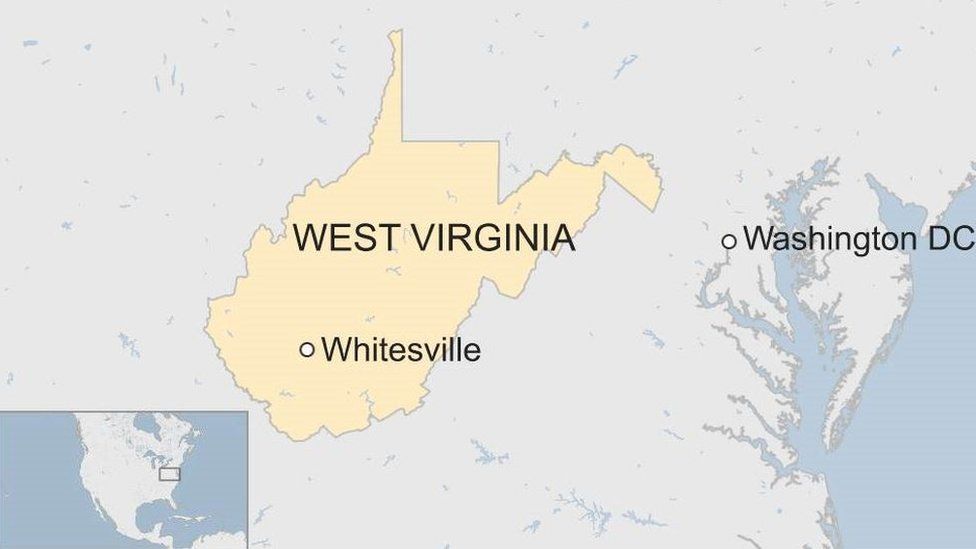 map of west virginia