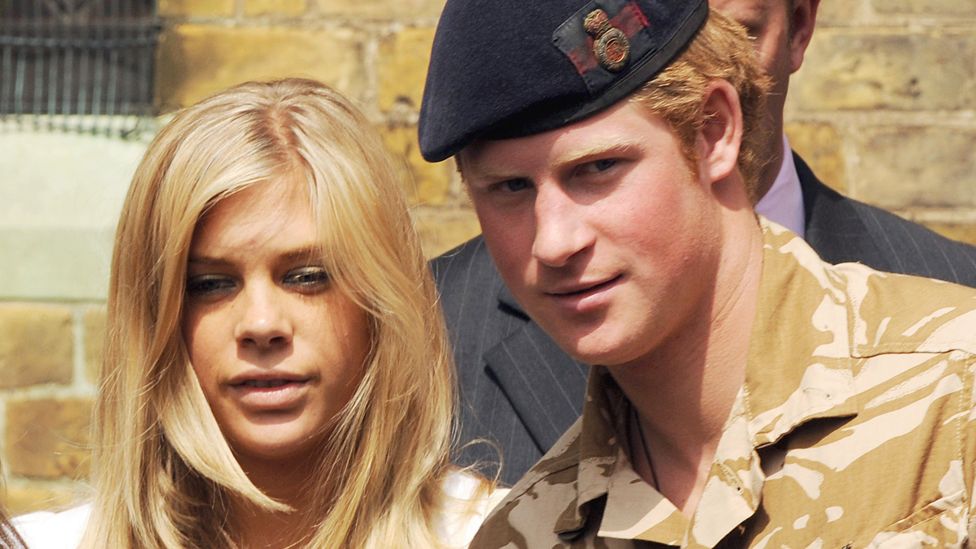 Chelsy Davy with Harry in 2008