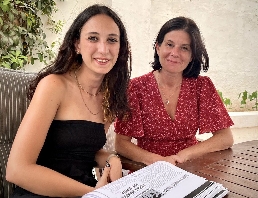 Maya Dimitrijevic with her mother Lara Dimitrijevic