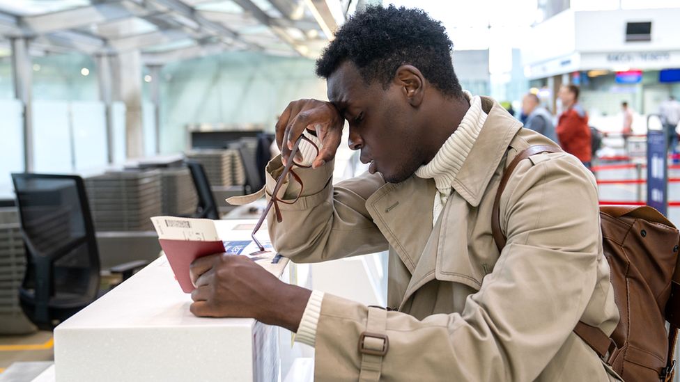 Man at airport