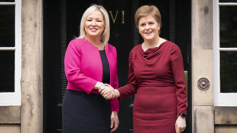 nicola sturgeon and michelle o'neill