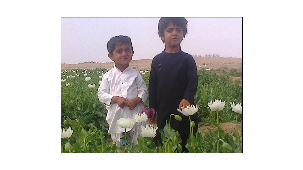 Imran and Bilal when they were little boys, not long after the raid