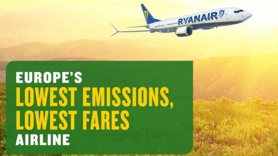 Ryanair emissions advert