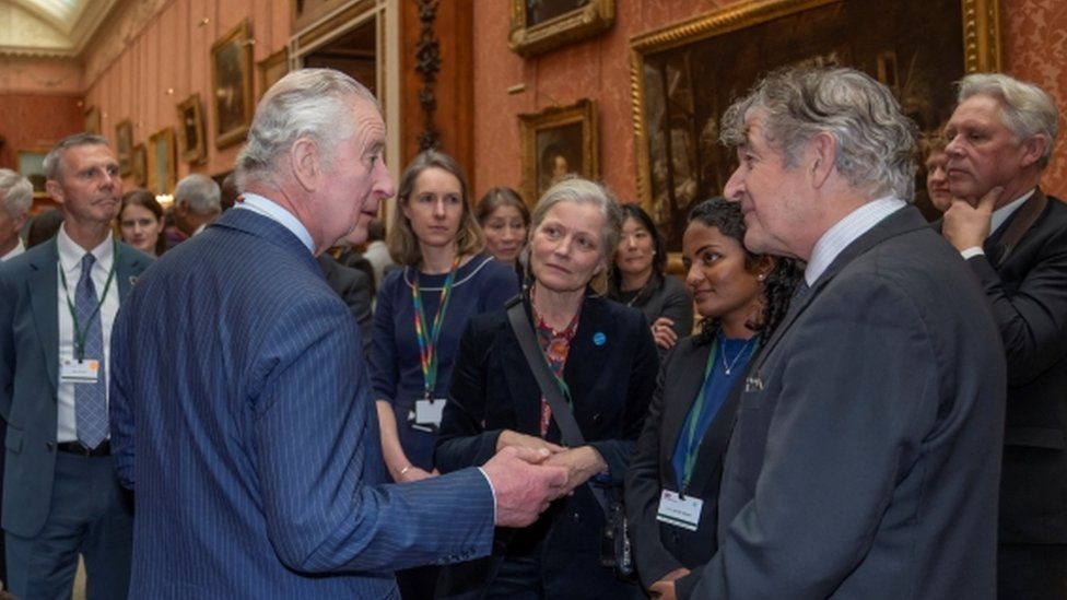 The book is written by King Charles, Tony Juniper (right) and climate scientist Emily Shuckburgh