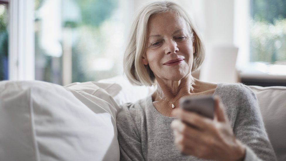 Woman on mobile phone