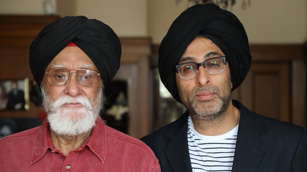 Still Game star Sanjeev with his father Parduman