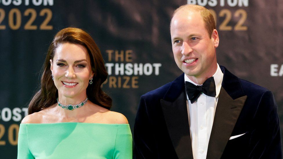 Britain's Prince William, Prince of Wales and Catherine, Princess of Wales, attend the second annual Earthshot Prize Awards at the MGM Music Hall at Fenway, in Boston, Massachusetts, U.S., December 2, 2022
