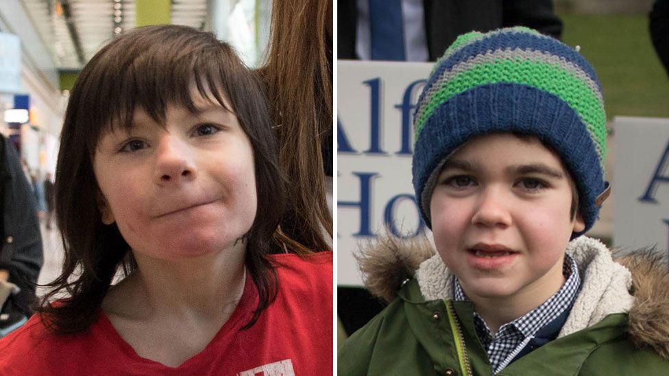 Billy Caldwell and Alfie Dingley