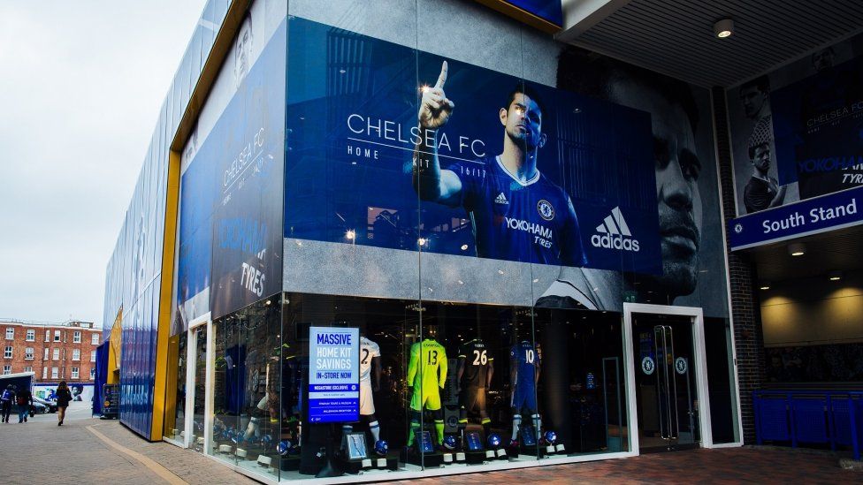 Inurface advertising screen at Chelsea FC