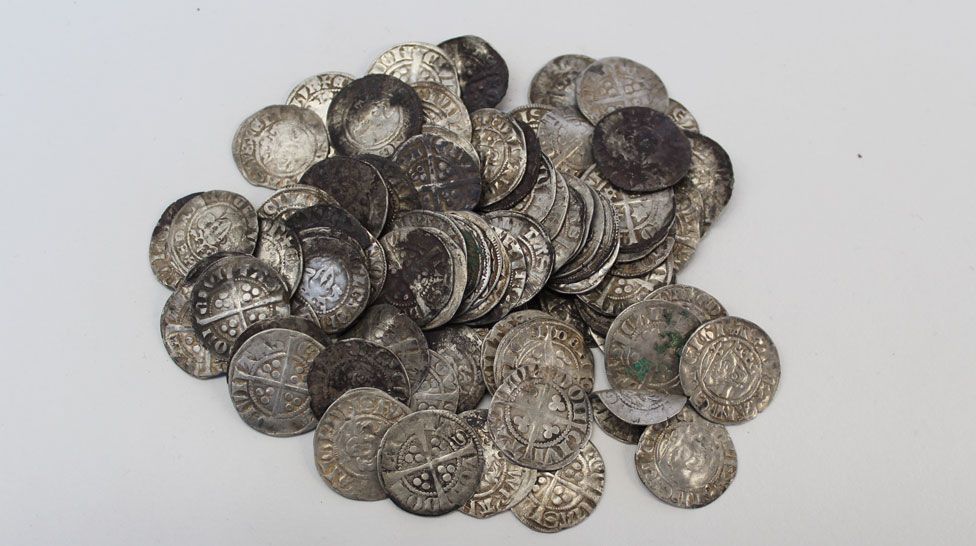 Medieval coin hoard