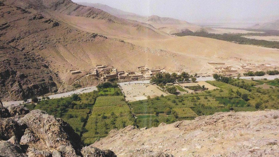 A view of the village of Darwan in Afghanistan