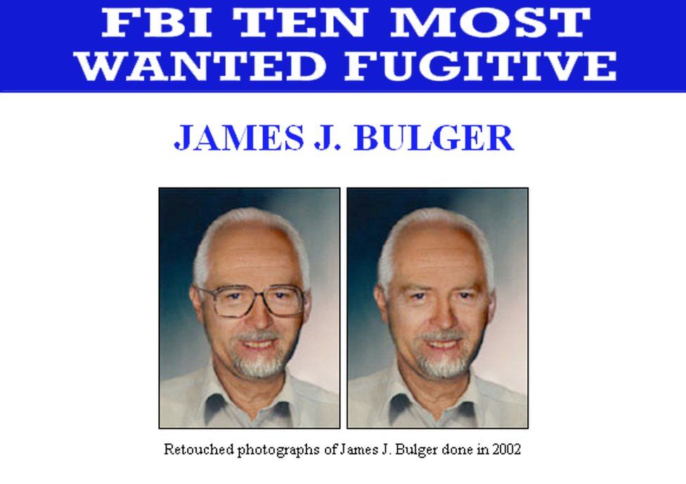 Two FBI artist images of Bulger shown in a handout released by the FBI in January 2003