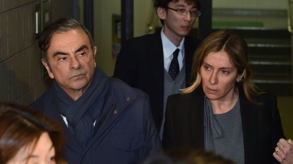 Carlos and Carole Ghosn