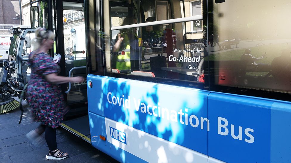 Covid vaccination bus