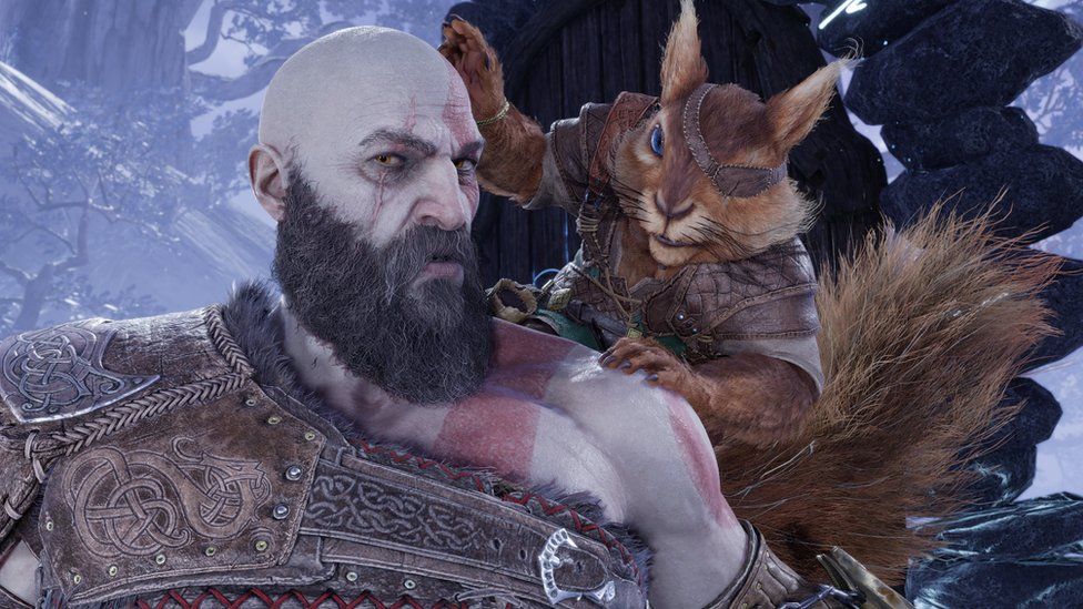 Kratos in God of War Ragnarok