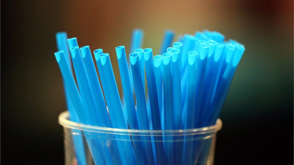 Straws in a cup