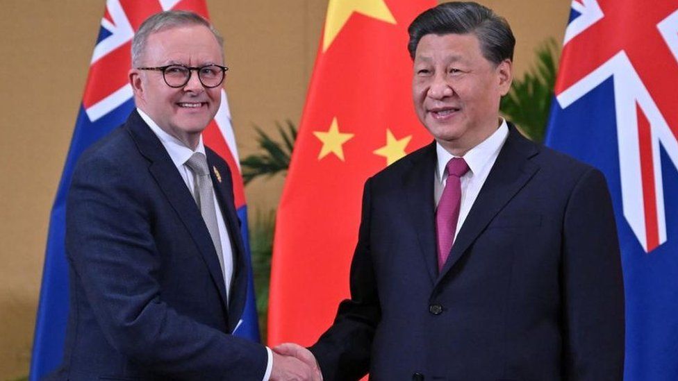 Albanese and Xi meet on the sidelines of the G20