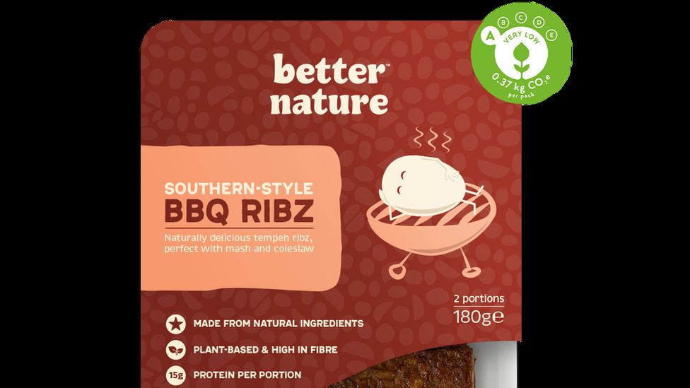 Better Nature's barbequed "ribz" product