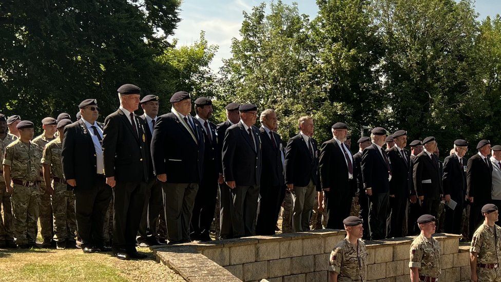 Falklands veterans and serving soldiers