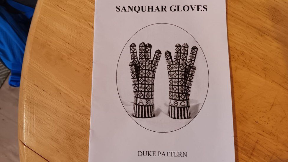 May has recorded the Duke pattern, the most iconic of the Sanquhar glove designs