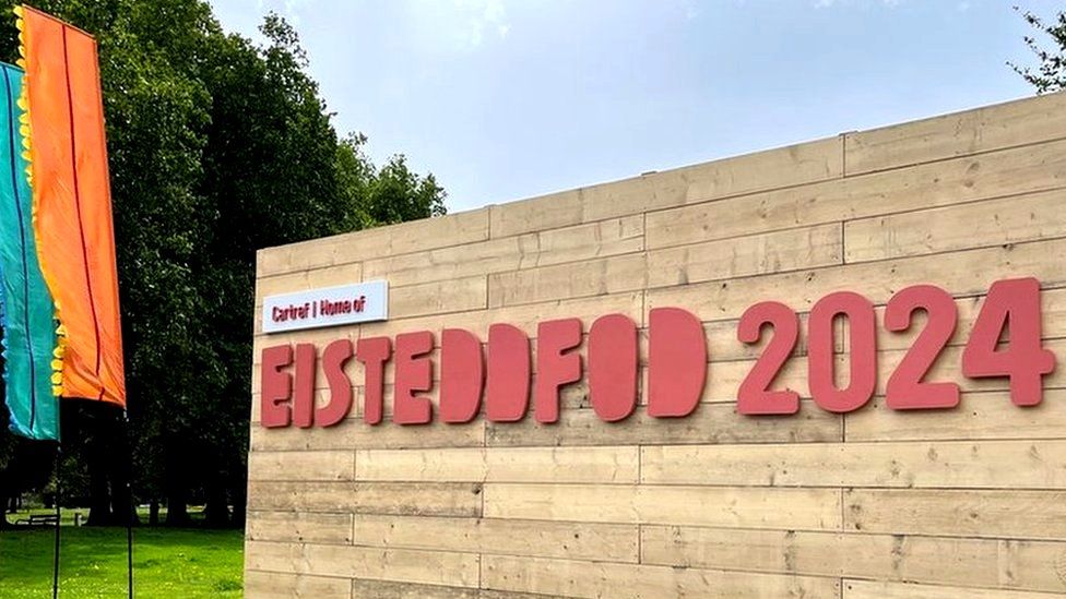 Arwydd Eisteddfod 2024