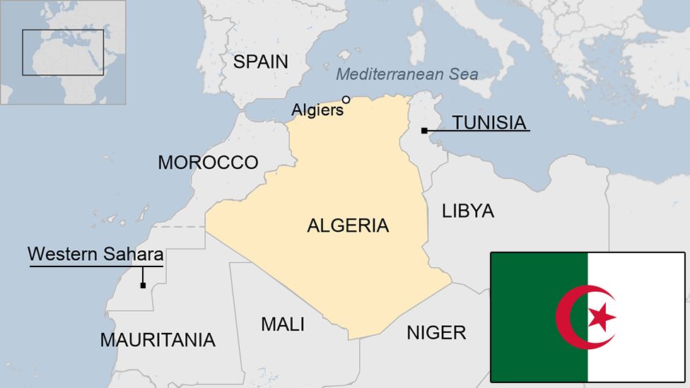 Map of Algeria