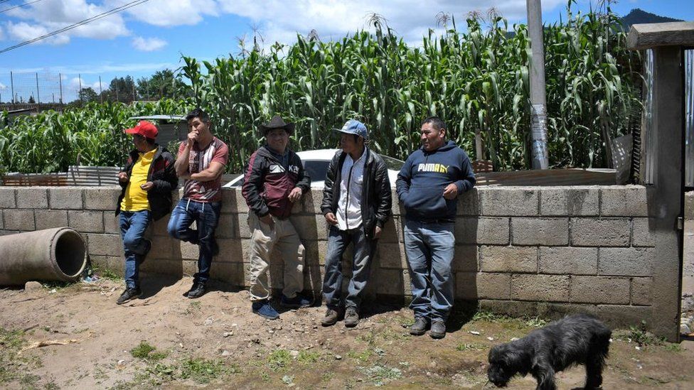Family members in Guatemala