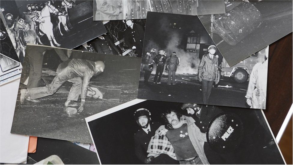 Photos from the miners' strikes