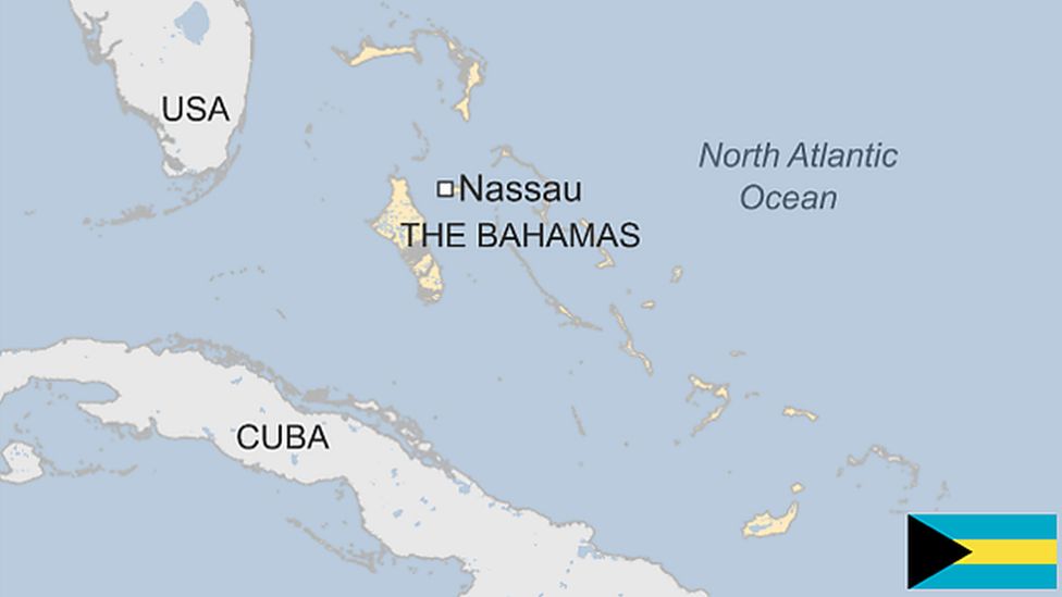 Map of Bahamas