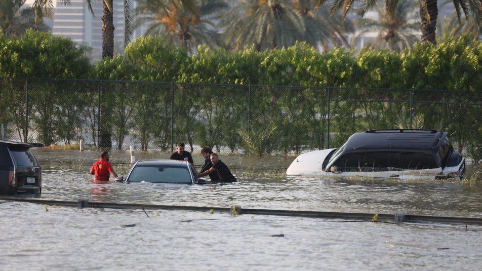The United Arab Emirates experienced its heaviest downpour since records began in 1949