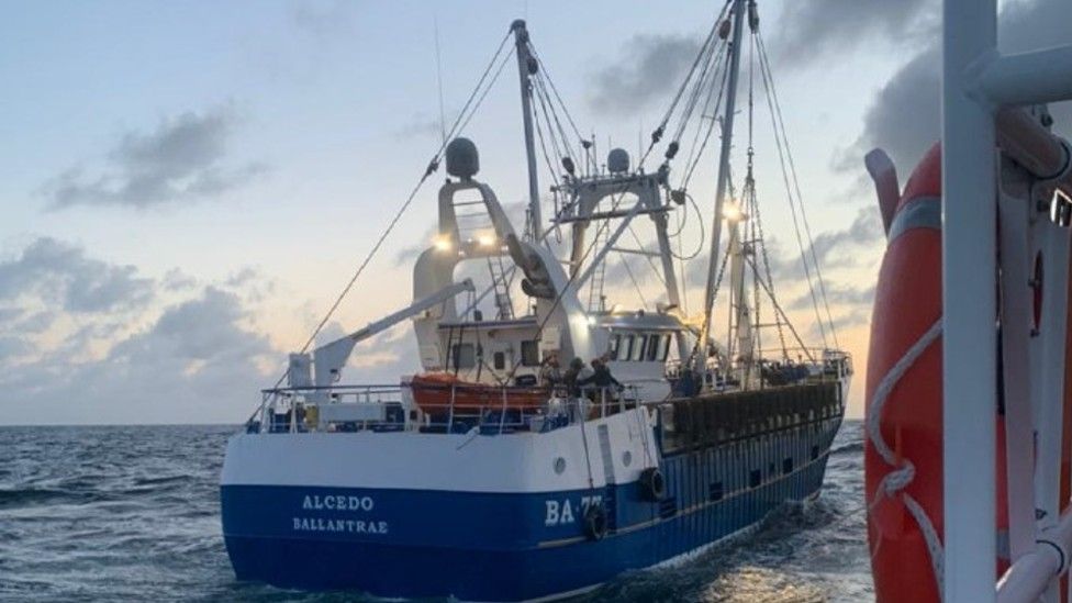 The commercial fishing vessel