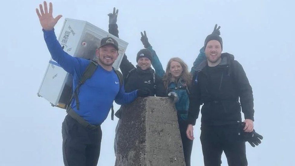 Michael Copeland at the Ben Nevis summit