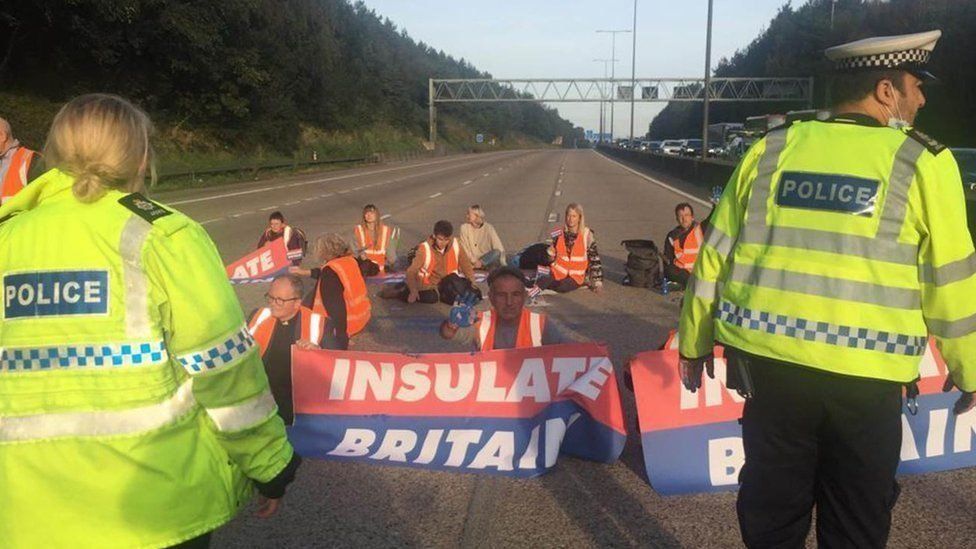 Insulate Britain activists have blocked various highways in their campaign to fix the country's "leaky homes"