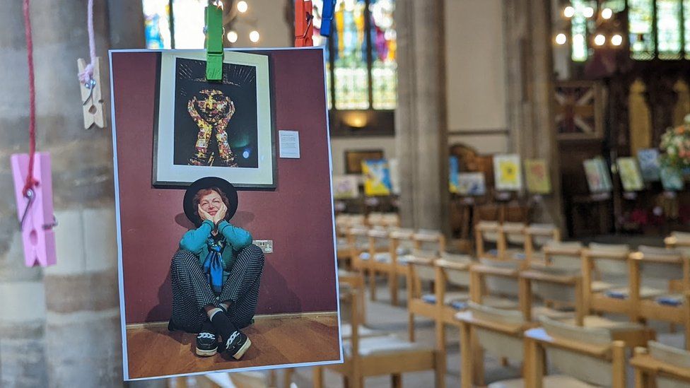 Artwork on display at St Paul's Church, Bedford
