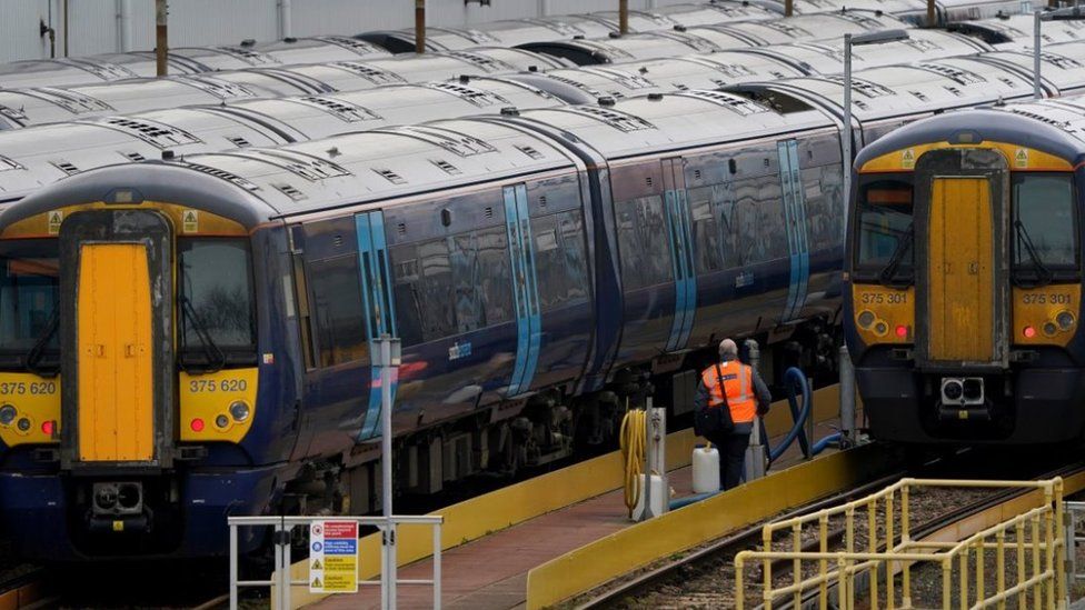 File image showing Southeastern trains in sidings at Ramsgate station in Kent