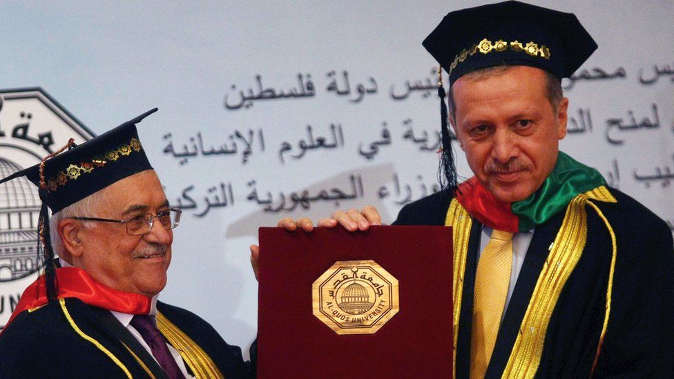 Turkey's President Erdogan getting an honorary degree