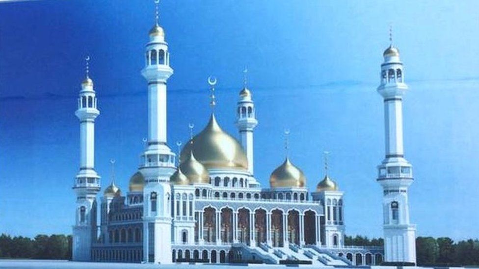 Picture of the new mosque