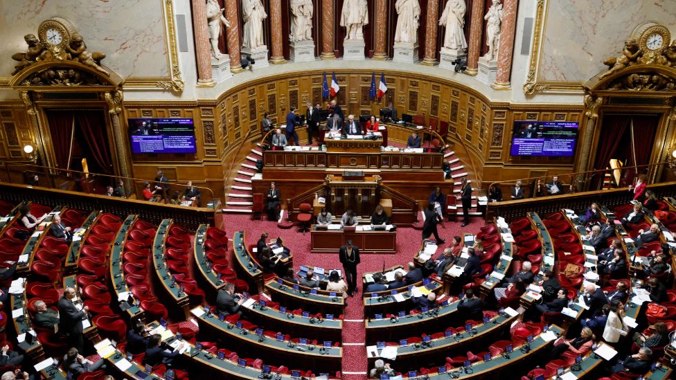 The senate in Paris votes on a proposal to enshrine women's right to abortion in the constitution.