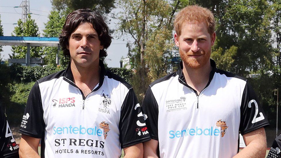 Prince Harry and Ignacio Figueras pose for a photo