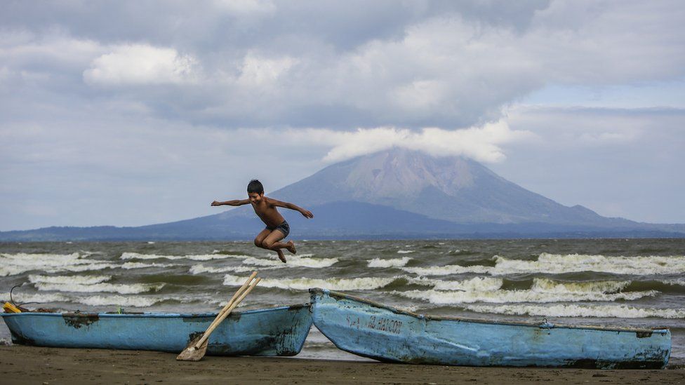 Cocibolca lake in Nicaragua