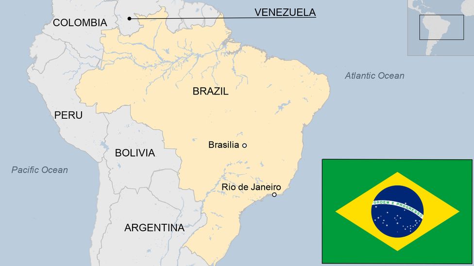 map of Brazil